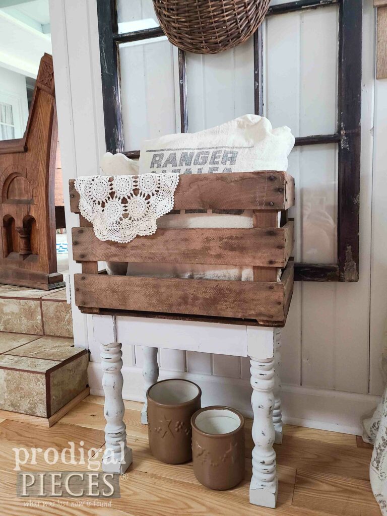 Rustic Farmhouse Crate by Prodigal Pieces | shop.prodigalpieces.com #prodigalpieces