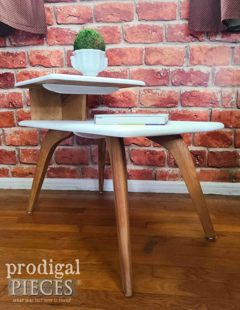 Side view of Heywood Wakefield Table | shop.prodigalpieces.com #prodigalpieces