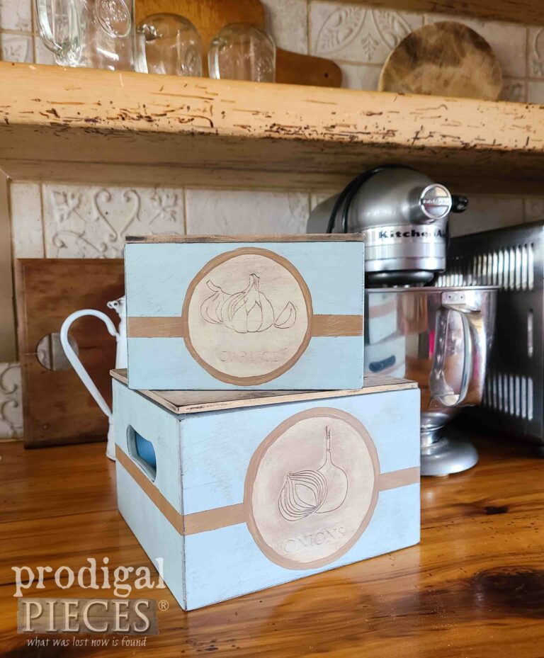 Stacked Kitchen Storage Box Set | shop.prodigalpieces.com #prodigalpieces