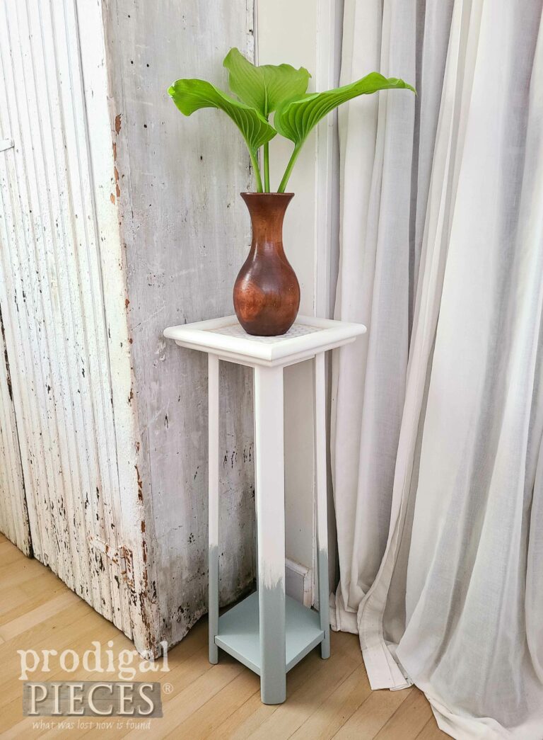 Modern Wooden Plant Stand available at Prodigal Pieces | shop.prodigalpieces.com #prodigalpieces