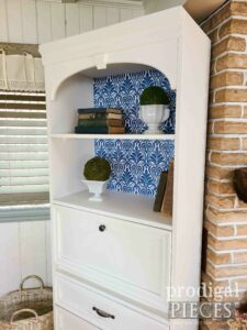 Vintage White Bookcase available at Prodigal Pieces | shop.prodigalpieces.com #prodigalpieces
