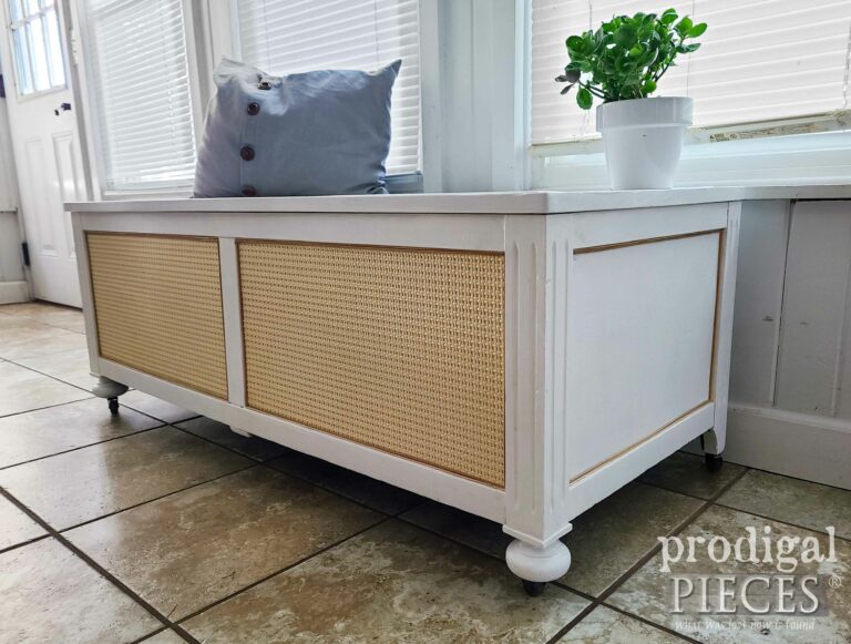 Vintage Blanket Chest Makeover | shop.prodigalpieces.com #prodigalpieces