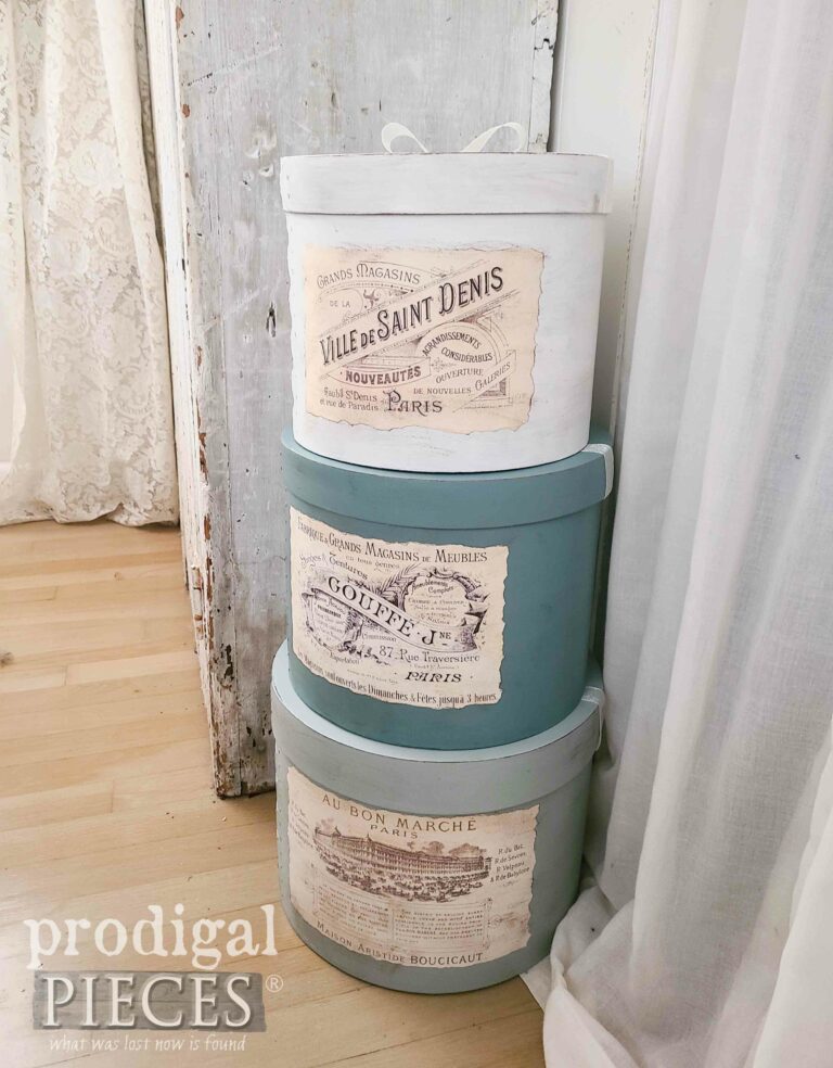 DIY Storage Box Makeover | shop.prodigalpieces.com #prodigalpieces