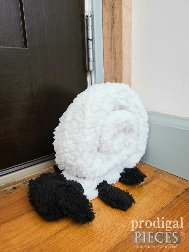 Farmhouse Sheep Draft Stopper available at Prodigal Pieces | shop.prodigalpieces.com #prodigalpieces