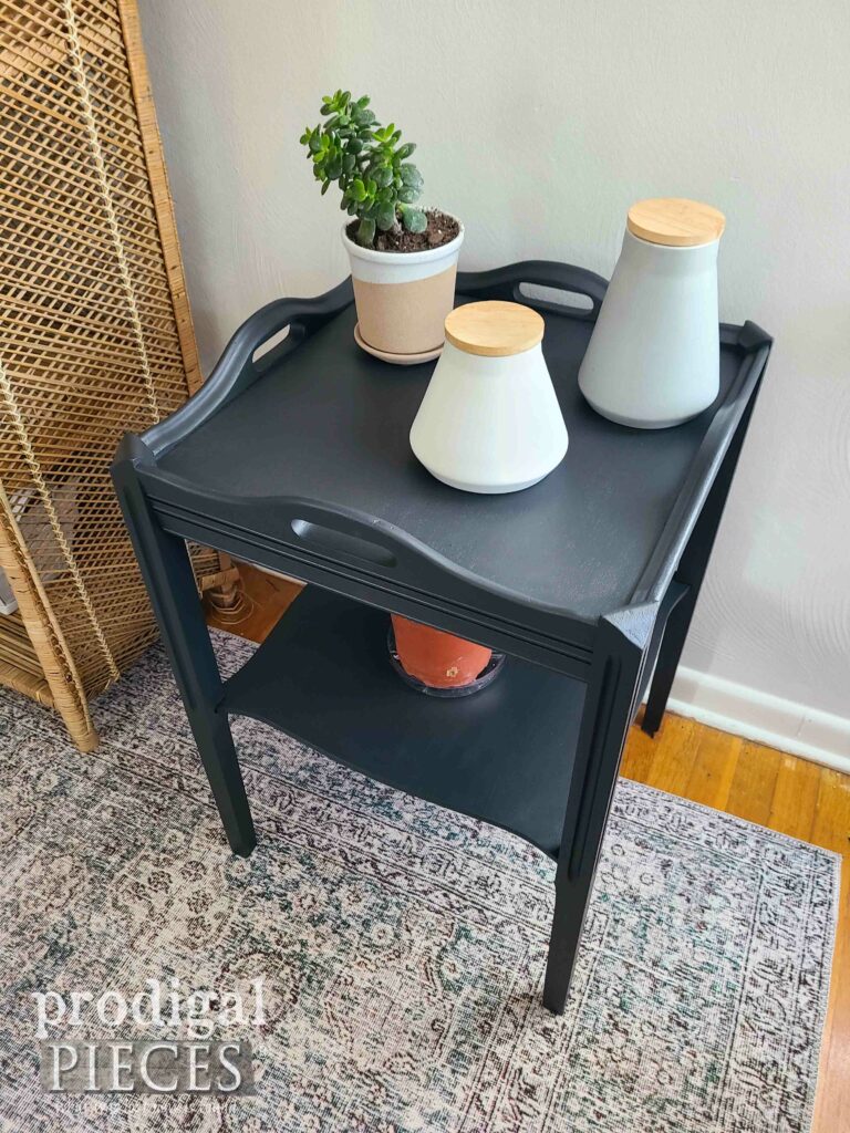 Flat Black Side Table | shop.prodigalpieces.com #prodigalpieces