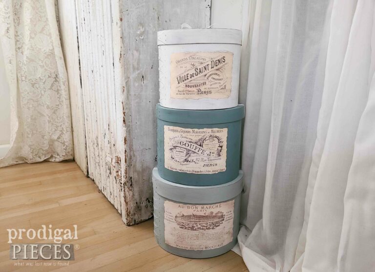 Stacking French Chic Storage boxes available at Prodigal Pieces | shop.prodigalpieces.com #prodgalpieces