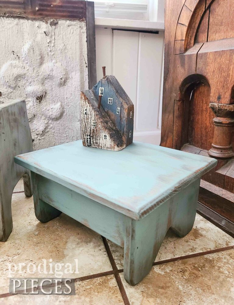 Soft Blue Step Stool | shop.prodigalpieces.com #prodigalpieces