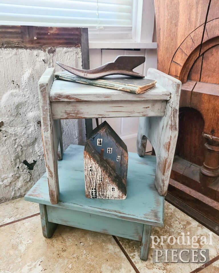 Rustic Farmhouse Step Stools ~ Choice of 2 available at Prodigal Pieces | shop.prodigalpieces.com #prodigalpieces