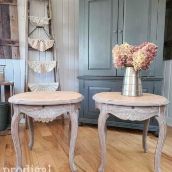 Whitewashed French Provincial Side Tables available at Prodigal Pieces | shop.prodigalpieces.com #prodigalpieces