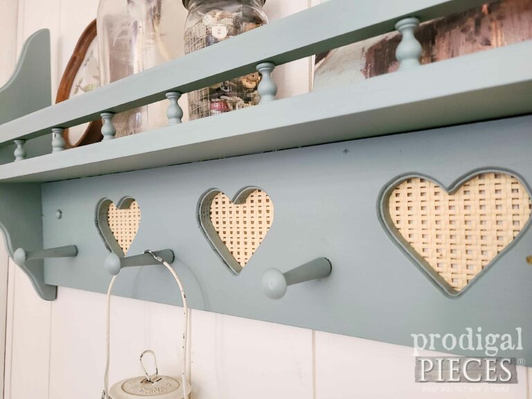 Caned Heart Shelf | shop.prodigalpieces.com #prodigalpieces