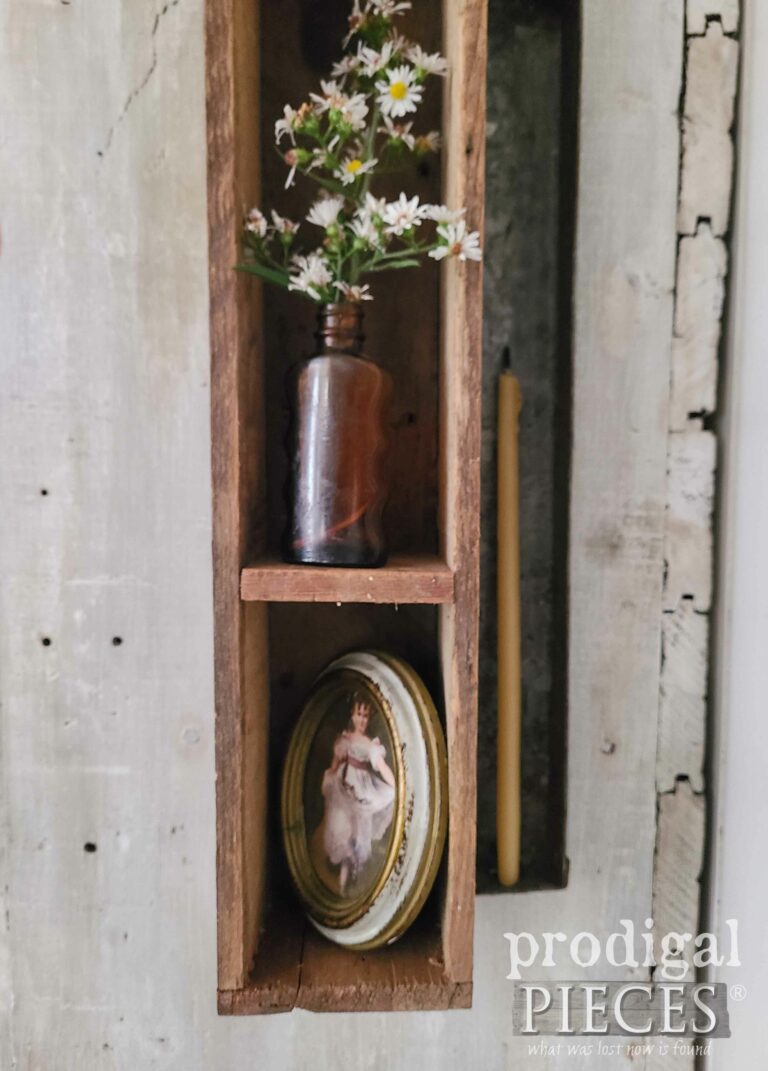 Rustic Shadow Box Farmhouse | shop.prodigalpieces.com #prodigalpieces