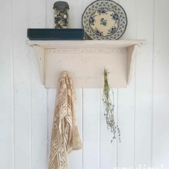 Vintage Shaker Peg Shelf with Shabby Chic Style available at Prodigal Pieces | prodigalpieces.com #prodigalpieces