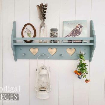 Thrifty Heart Cut-Out Peg Shelf available at Prodigal Pieces | shop.prodigalpieces.com #prodigalpieces